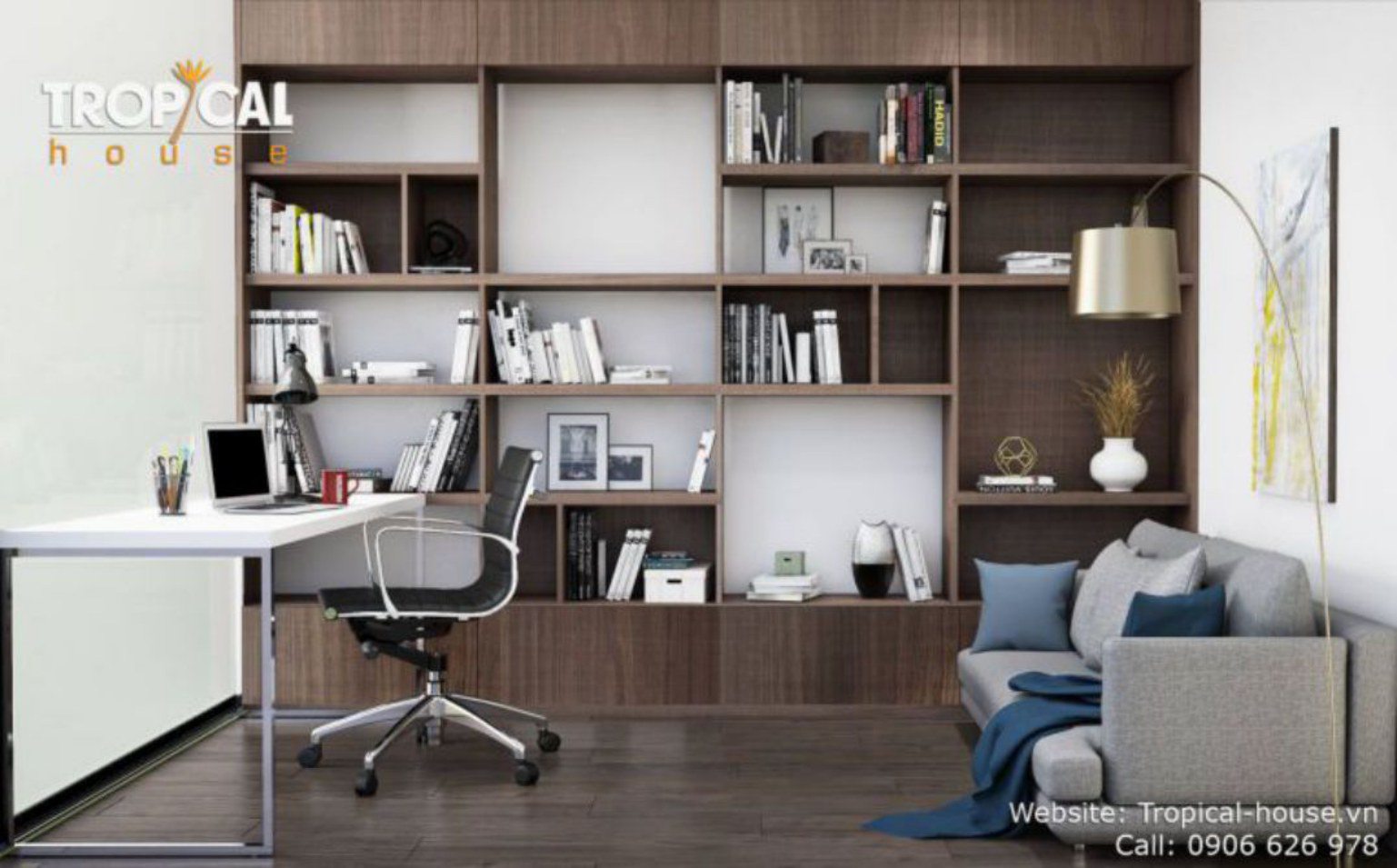 THIẾT KẾ NỘI THẤT NHÀ PHỐ LONG AN